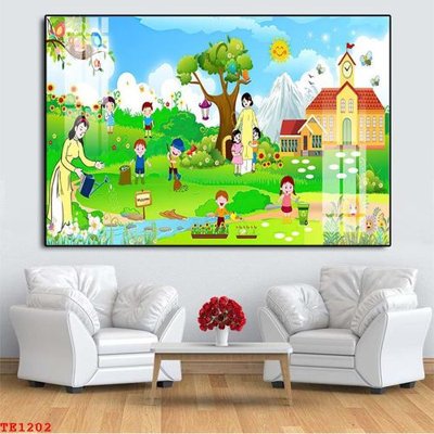 File PSD File tranh trẻ em TE1202 (nguyên bản) cho thiết kế