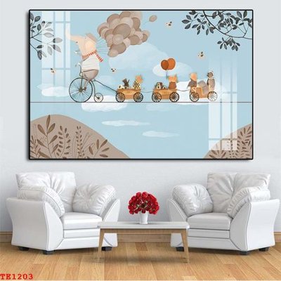 File tranh in trần File tranh trẻ em TE1203 (ảnh gốc siêu nét)