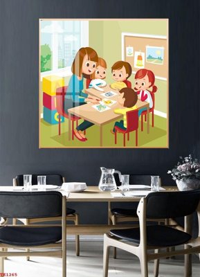 File tranh File tranh trẻ em TE1265 (ảnh gốc) sắc nét hoàn hảo