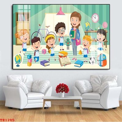 Tệp tin gốc File tranh trẻ em TE1285 (dùng cho in) File tranh trẻ em TE1285