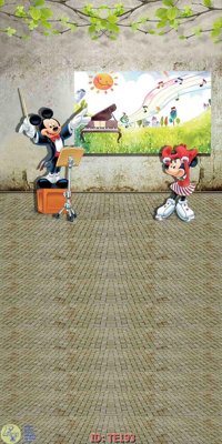 File gốc File tranh trẻ em TE193 (in mica) làm bảng hiệu