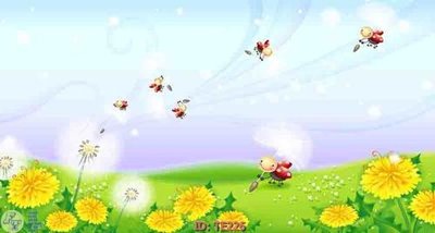 Download file gốc File tranh trẻ em TE226 (in lụa) hoa lá