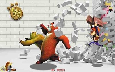 File tranh File tranh trẻ em TE232 (bản gốc) in lụa 3D