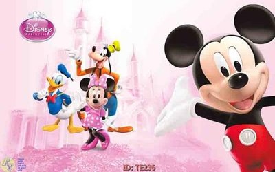 File gốc File tranh trẻ em TE236 (in mica) làm bảng hiệu