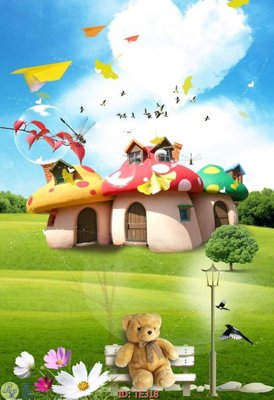 Tải file gốc in lụa File tranh trẻ em TE318 siêu nét