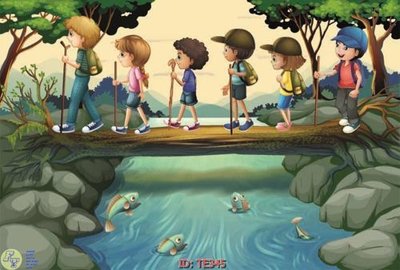 File gốc File tranh trẻ em TE345 (chuẩn màu) cho in offset