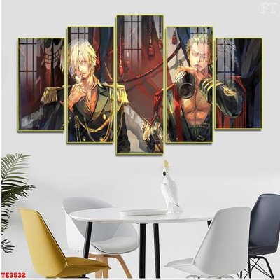 File gốc in ấn File tranh trẻ em one piece TE3532 độ phân giải cao