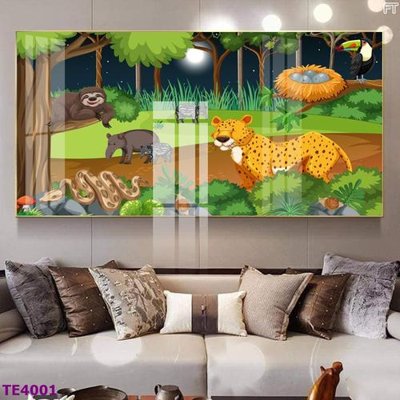 Tải file File tranh trẻ em rừng động vật TE4001 (ảnh gốc) độ phân giải 300dpi