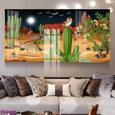 File gốc File tranh trẻ em rừng động vật TE4006 (chuẩn CMYK) cho nhà in