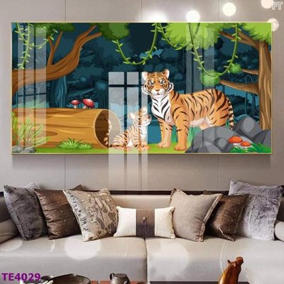 File tranh File tranh trẻ em rừng động vật TE4029 (ảnh gốc) độc quyền