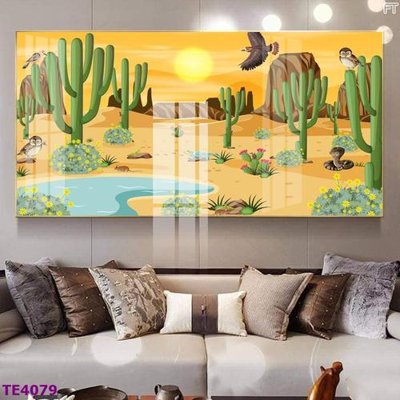 File tranh File tranh trẻ em rừng động vật TE4079 (file gốc) chủ đề phong thủy