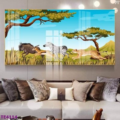 File gốc File tranh trẻ em rừng động vật TE4114 (thiết kế) độc quyền