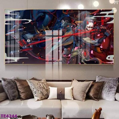 File gốc File tranh trẻ em TE4244 (in lụa) tranh phong thủy