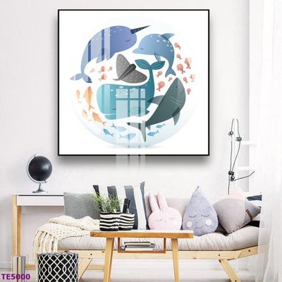 Download file gốc File tranh trẻ em TE5000 (in mica) trang trí