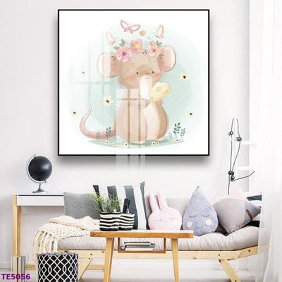 File tranh File tranh trẻ em TE5056 (bản gốc) in lụa 3D