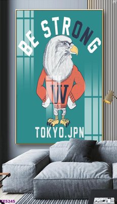 File tranh File tranh trẻ em TE5245 (gốc) in trên kính