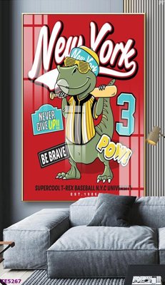 File tranh File tranh trẻ em TE5267 (bản gốc) in lụa 3D