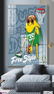 File gốc File tranh trẻ em TE5271 (in tráng gương) nghệ thuật