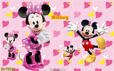 File tranh in trần 3D File tranh trẻ em TE534 (ảnh gốc)