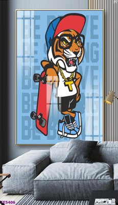 File gốc File tranh trẻ em TE5406 (in tráng gương) nghệ thuật