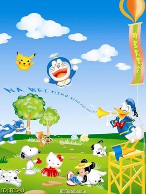 File tranh File tranh trẻ em TE548 (ảnh gốc) độ nét vượt trội