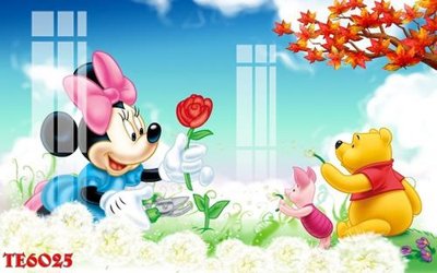 Tải file File tranh trẻ em 3d TE6025 (gốc) in tranh tráng gương