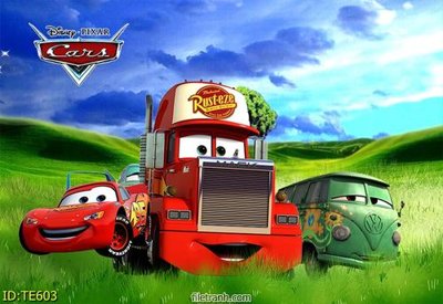 File in trần File tranh trẻ em TE603 (bản gốc 3D) sống động