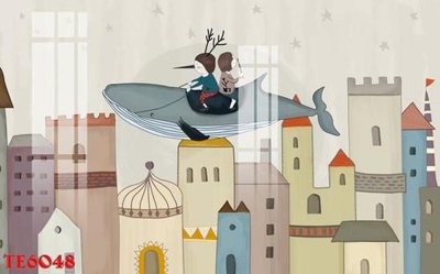 File gốc File tranh trẻ em 3d TE6048 (trang trí) phòng trẻ em