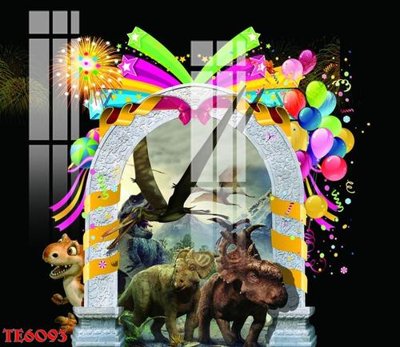 File tranh in tráng gương File tranh trẻ em 3d TE6093 (siêu nét)