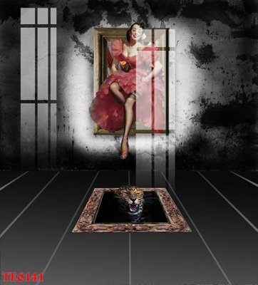 File tranh in trần 3D File tranh trẻ em 3d TE6141 (ảnh gốc)