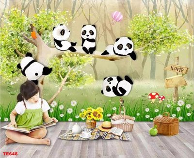 File tranh File tranh trẻ em TE648 (gốc) in trên kính