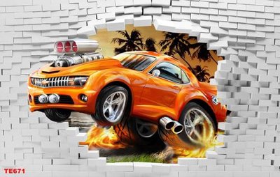 File tranh gốc File tranh trẻ em TE671 chủ đề hiện đại