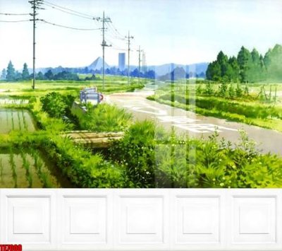 File gốc File tranh tường nền trẻ em 3d TE7008 (in 3D) cho trang trí