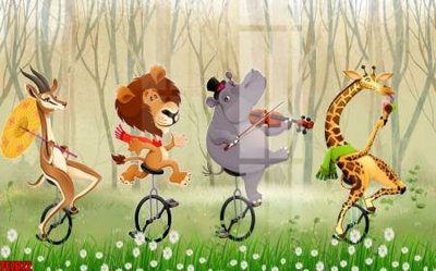 File tranh ảnh gốc File tranh tường nền trẻ em 3d TE7072 dùng cho in khổ lớn