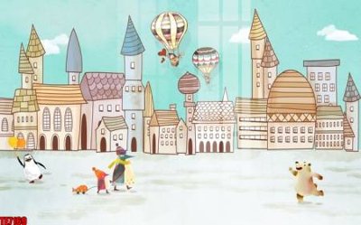 Tải file gốc File tranh tường nền trẻ em 3d TE7169 (in khổ lớn) không vỡ