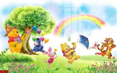 File gốc File tranh tường nền trẻ em 3d TE7191 (chuẩn màu) cho in offset