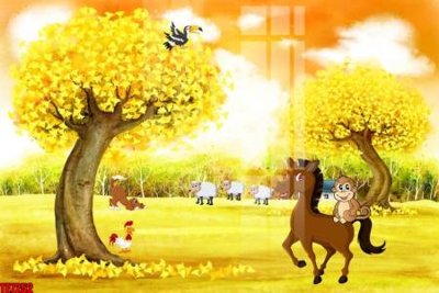 File tranh File tranh tường nền trẻ em 3d TE7252 (gốc) chủ đề tĩnh vật