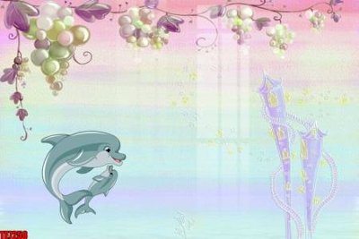 File gốc File tranh tường nền trẻ em 3d TE7258 (cho in ấn) từ Filetranh.com