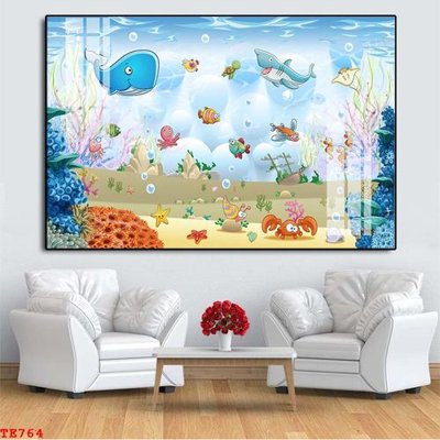 File gốc File tranh trẻ em TE764 (in tráng gương) sang trọng