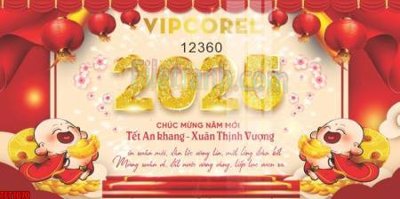 Mua file gốc file in banner tết 2025 phông tết tất niên khai xuân chúc mừng năm mới 2025 TET1070 (chất lượng) tại Filetranh.com