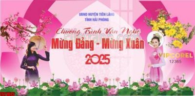 File tranh file in banner tết 2025 phông tết tất niên khai xuân chúc mừng năm mới 2025 TET1075 (bản gốc) in lụa dán tường