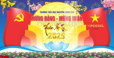 File in lụa file in banner tết 2025 phông tết tất niên khai xuân chúc mừng năm mới 2025 TET1076 (tân cổ điển) file in banner tết 2025 phông tết tất niên khai xuân chúc mừng năm mới 2025 TET1076