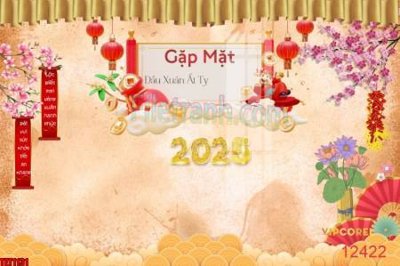 Tải file file in banner tết 2025 phông tết tất niên khai xuân chúc mừng năm mới 2025 TET1131 (gốc) làm file thiết kế