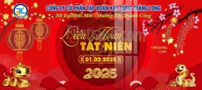 Tải về file tranh gốc file in banner tết 2025 phông tết tất niên khai xuân chúc mừng năm mới 2025 TET1172 (để in quảng cáo)