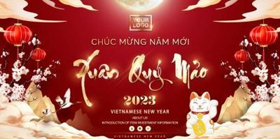 Download file gốc Background phông nền banner chúc mừng năm mới , tất niên tết 2025 TET1327 (in lụa) hoa lá