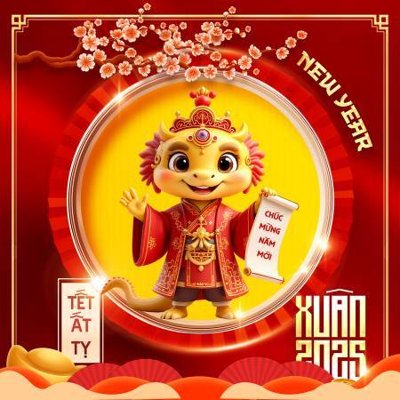 Tải file Background phông nền banner chúc mừng năm mới , tất niên tết 2025 TET1358 (gốc) để in ấn ngay