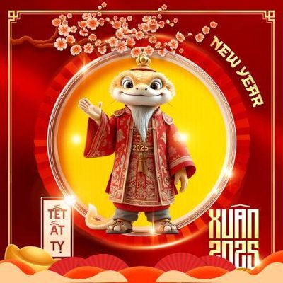 File in trần Background phông nền banner chúc mừng năm mới , tất niên tết 2025 TET1360 (file gốc) phong thủy