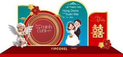 File gốc File check in decor backop trang trí cổng tết năm mới 2025 TET1449 (cho in ấn) từ Filetranh.com