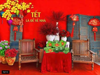 File in trần File tiểu cảnh tết check in phông tết 2025 TET1469 (bản gốc) mây trời