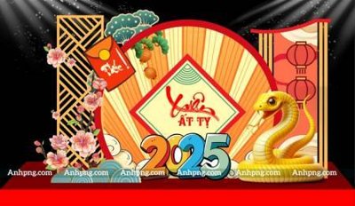 Tải file File backdrop decor check in xuân ất tỵ 2025 TET1703 (ảnh gốc) in gạch men